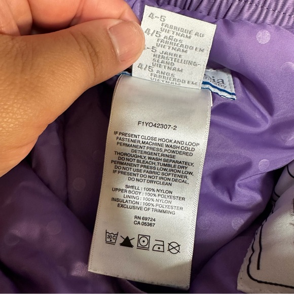 Columbia sportswear company purple romper snow Girls Sz 4/5 - Picture 15 of 15